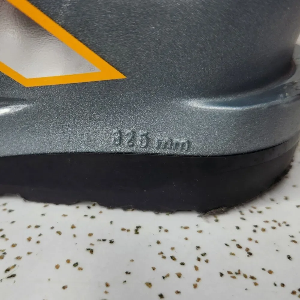 Nordica 28.5 Easy Move 10.5 US Gray Orange Downhill Ski Boots 325mm, Excellent